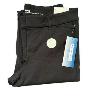 Old Navy Midrise Black Pixie Cropped Pants - sz 6